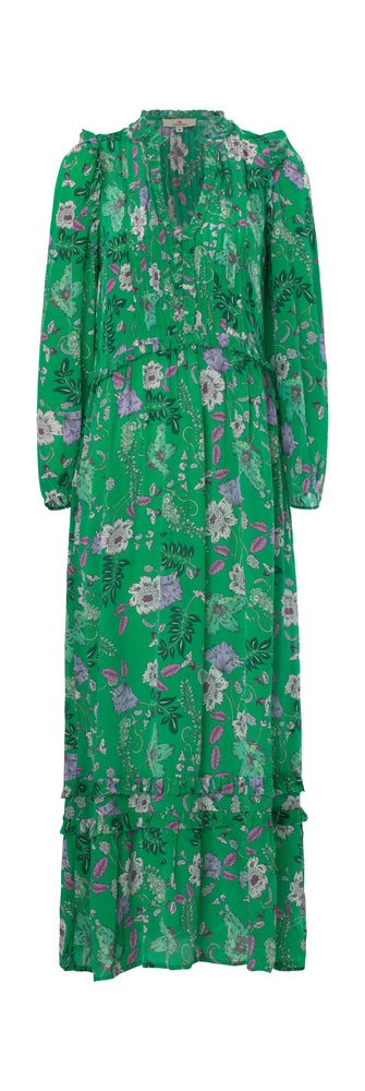 
                
                    Load image into Gallery viewer, 2982 Mimi dress Floral fun Green
                
            